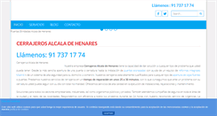 Desktop Screenshot of cerrajerosenalcaladehenares.com