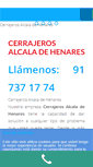 Mobile Screenshot of cerrajerosenalcaladehenares.com
